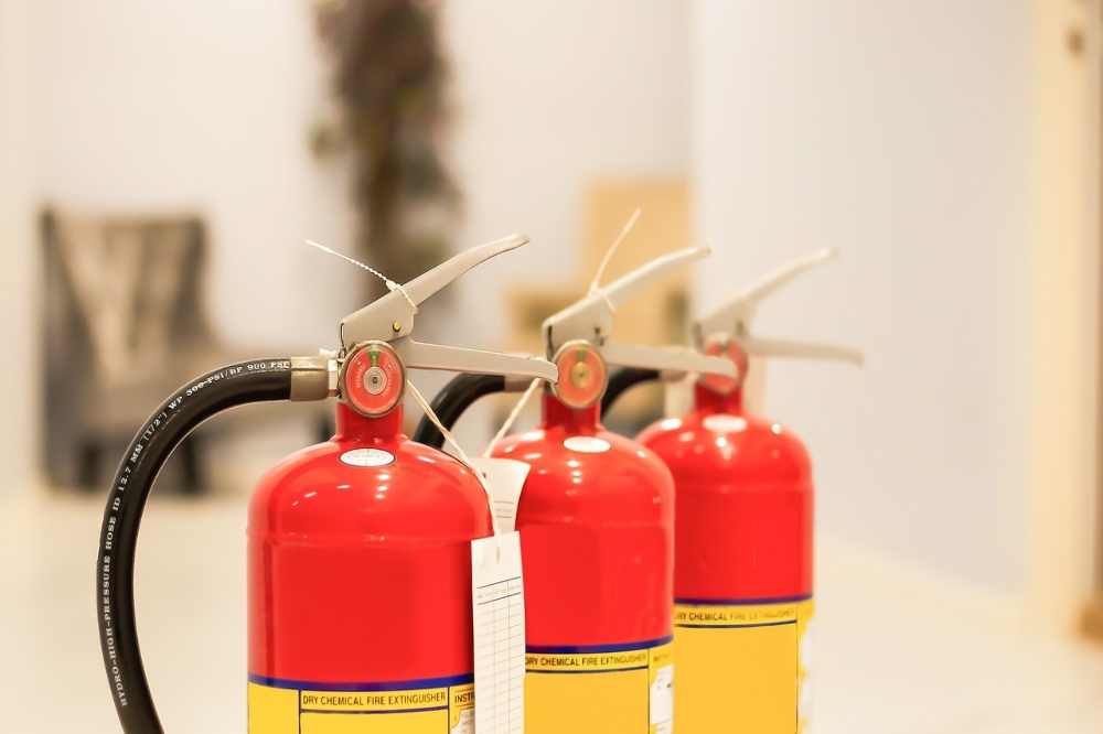 gaśnice w biurze